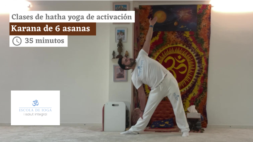 Hatha yoga de activación: karana de 6 asanas