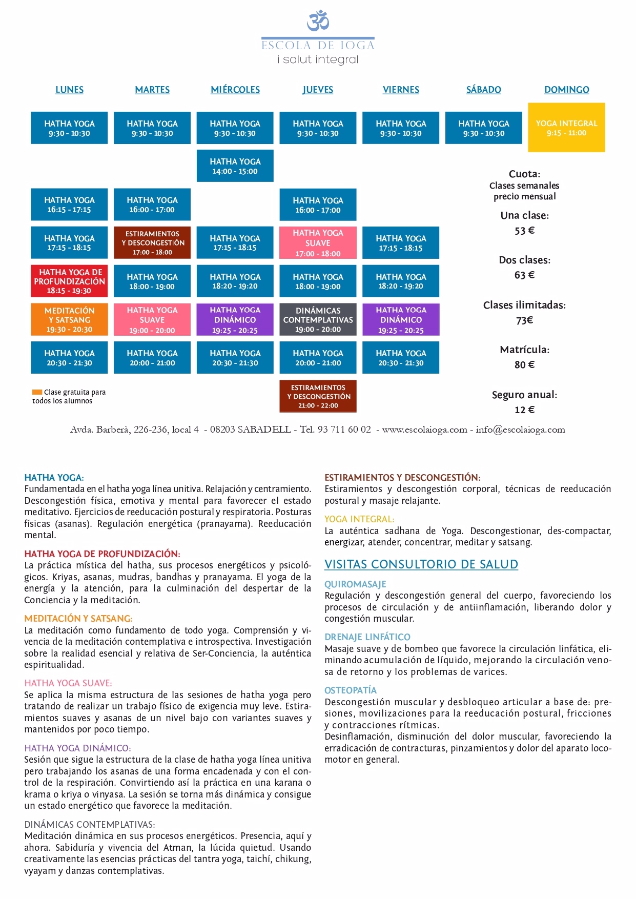 Horaris curs 2023 2024