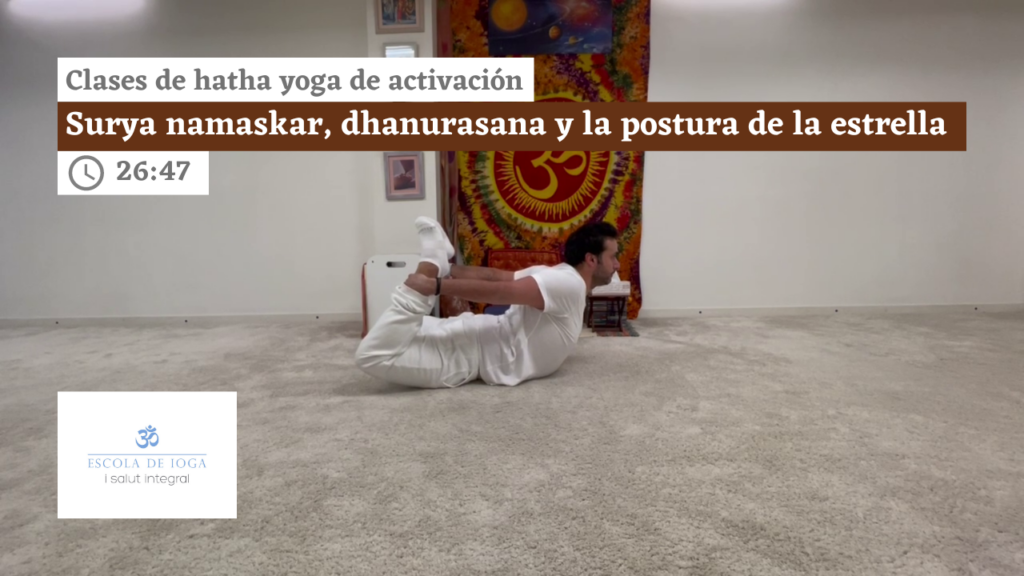 Hatha yoga de activación: surya namaskar, dhanurasana y la postura de la estrella