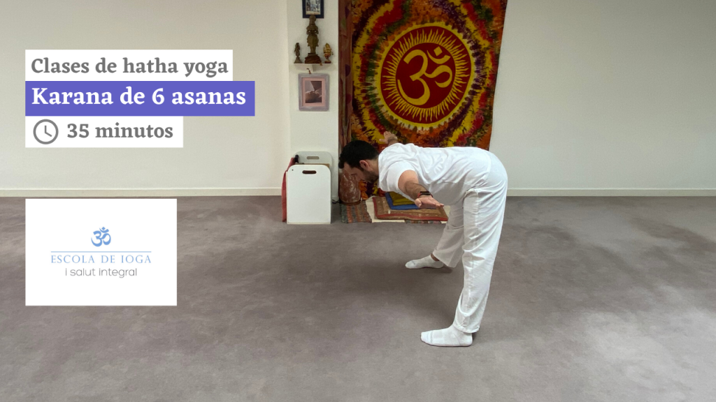 Sesión de hatha yoga: karana de 6 asanas