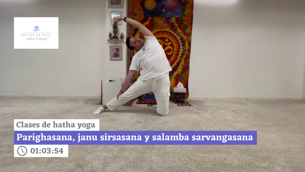 Hatha yoga: parighasana, janu sirsasana y salamba sarvangasana